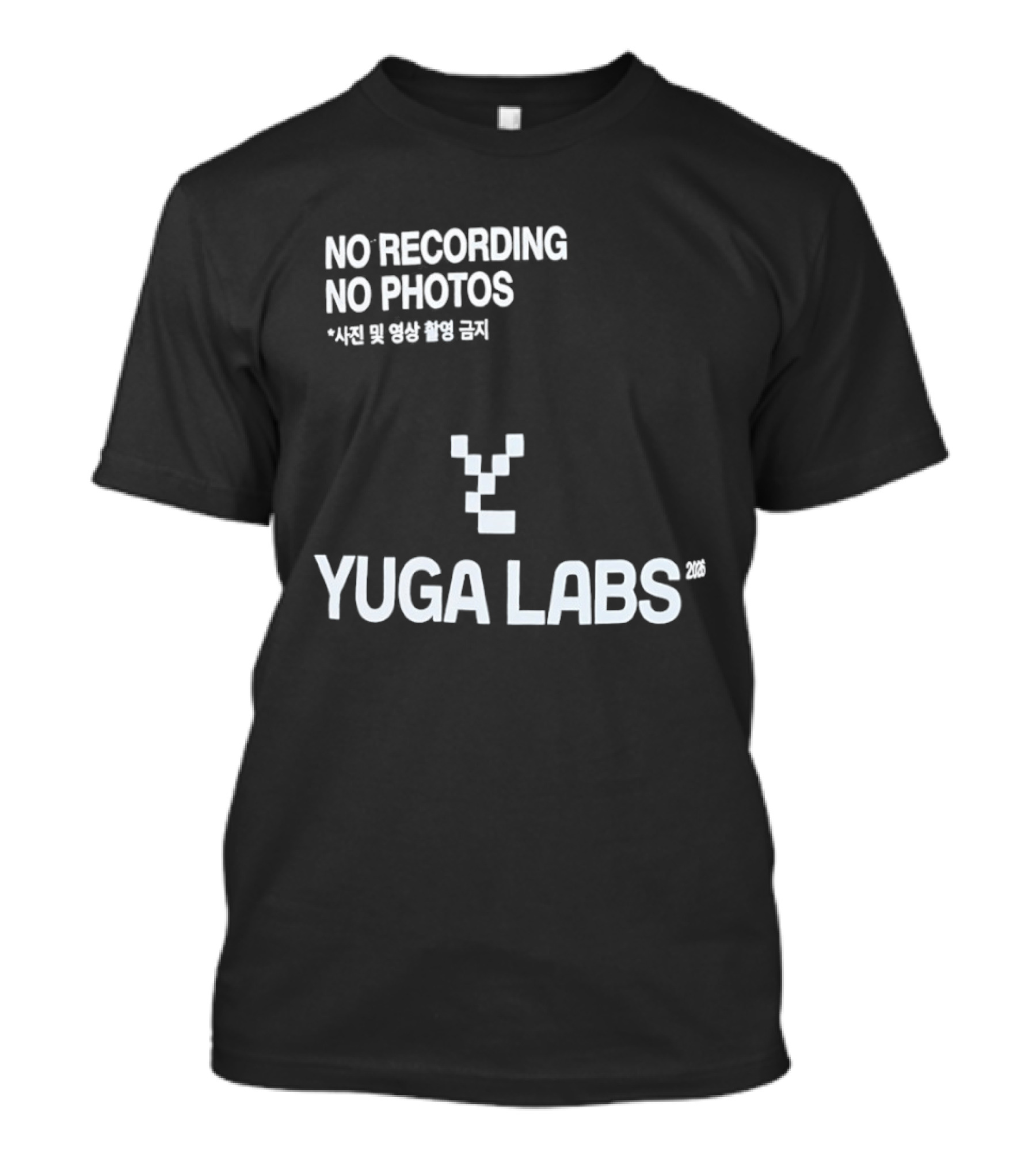 Yuga Labs No Recording No Photos 2026 T-Shirt