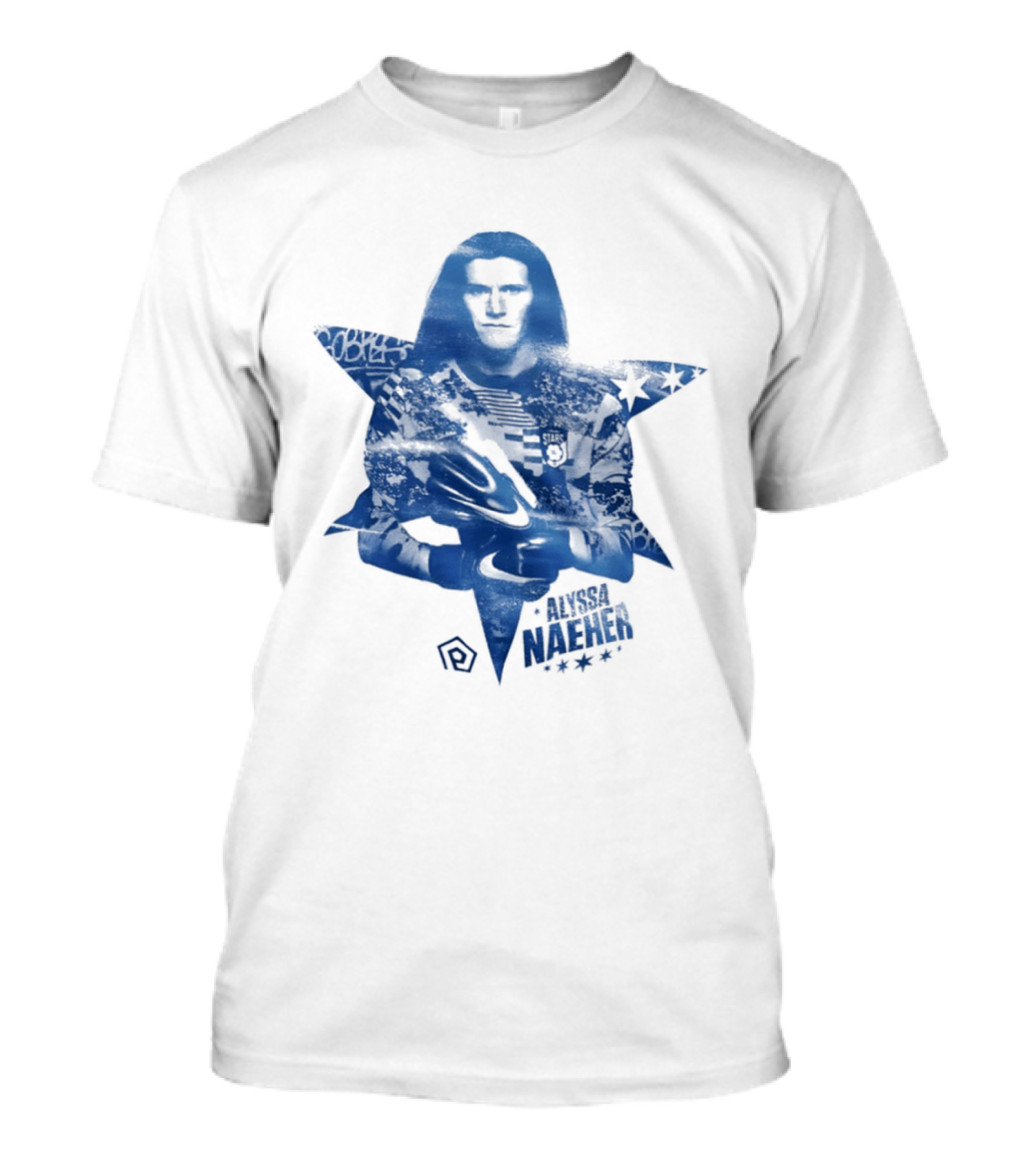 Alyssa Naeher Chicago Stars FC Blue Star T-Shirt