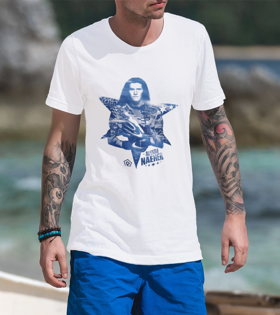 Alyssa Naeher Chicago Stars FC Blue Star T-Shirt
