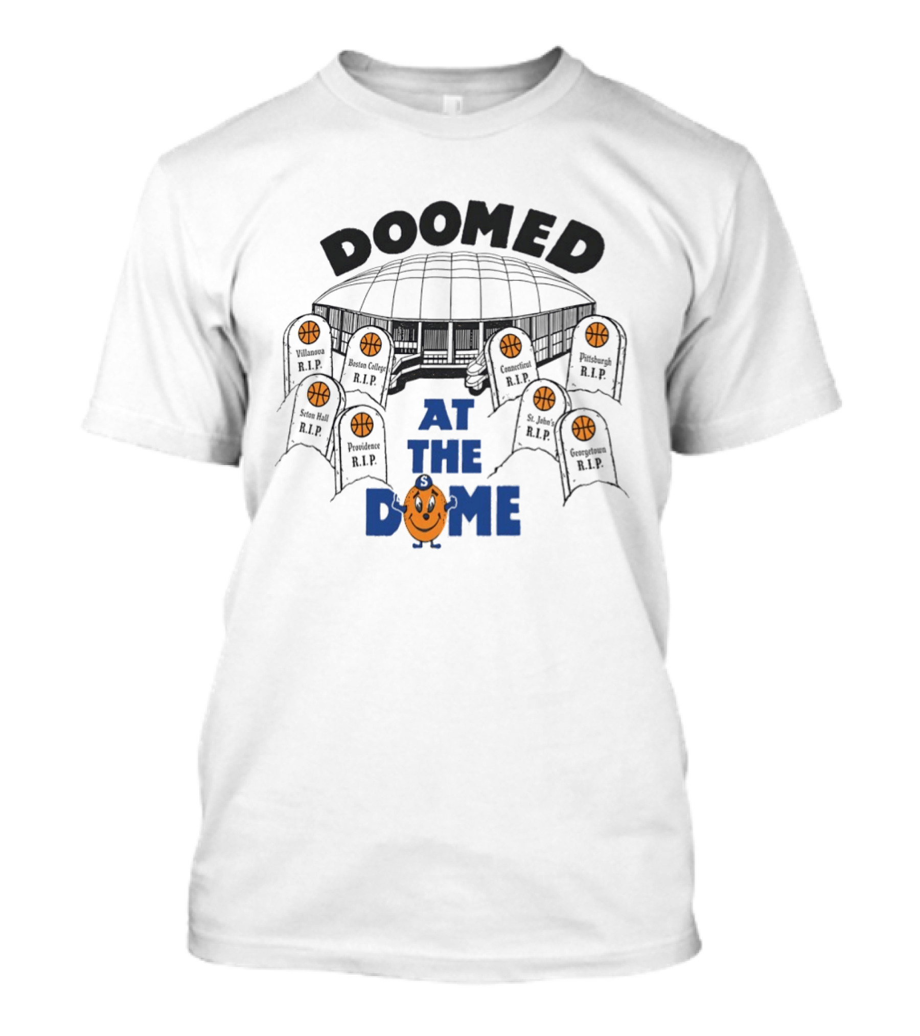 Doomed At The Dome Basketball Arena With Tombstones RIP T-Shirt