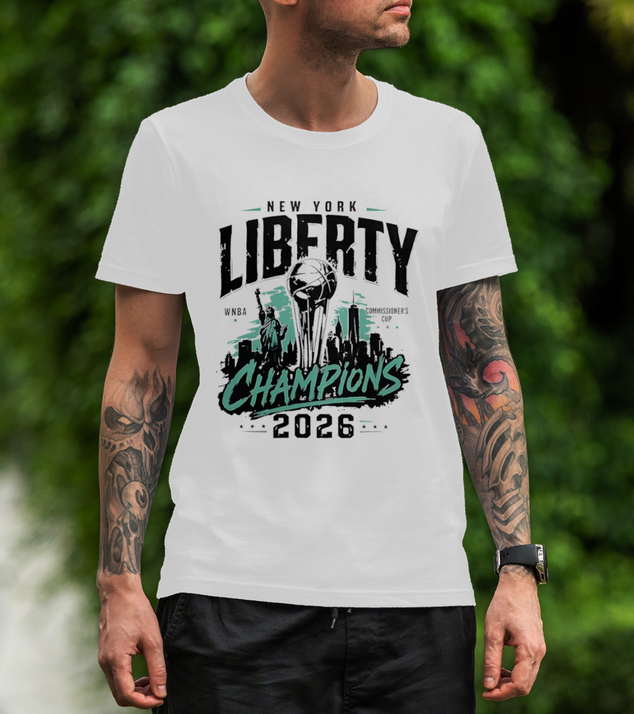 New York Liberty WNBA Champions 2026 T-Shirt