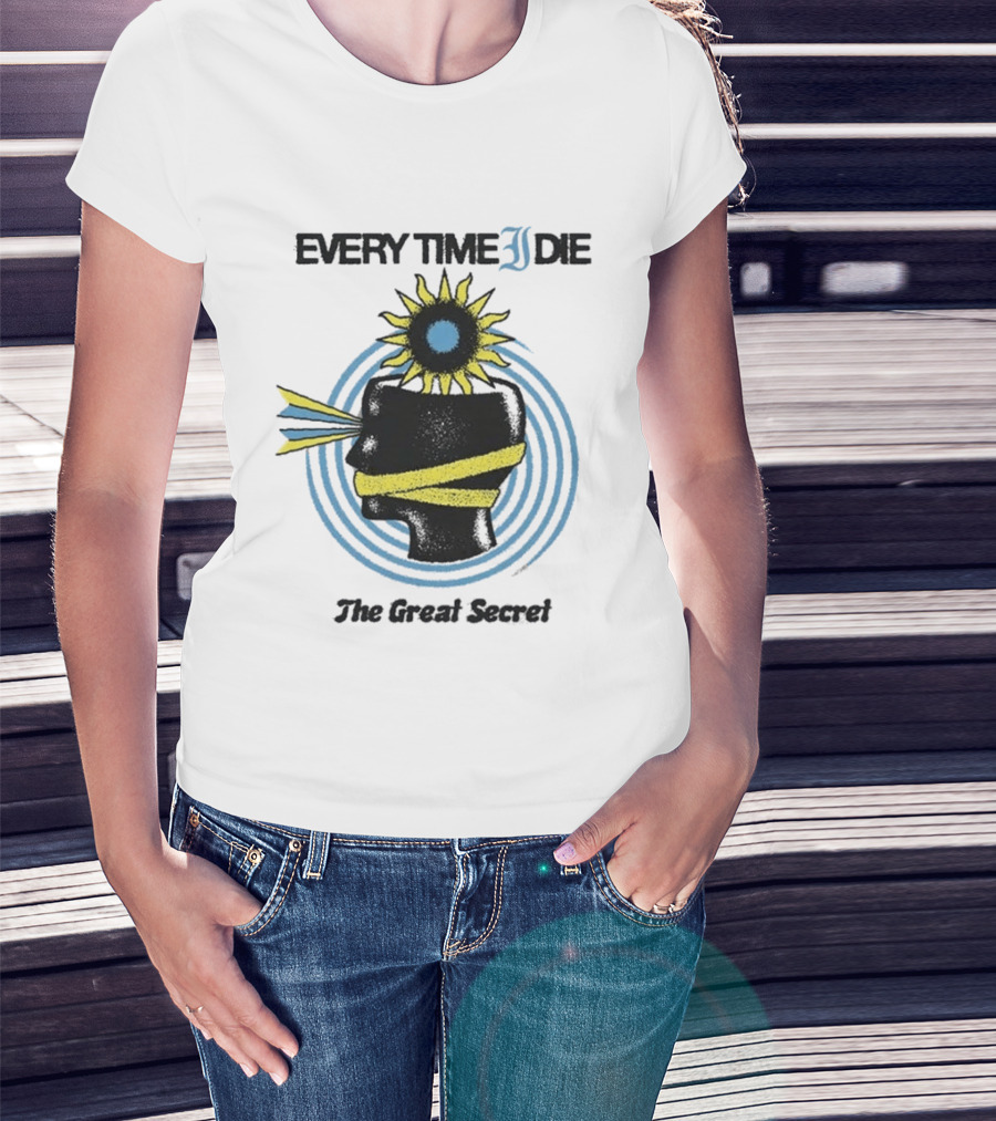 Every Time I Die The Great Secret Sunflower Head Exploding Concept T-Shirt