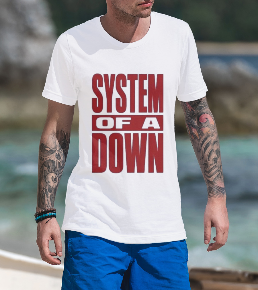 System Of A Down Paris France 2026 Event Dates 7 2 7 4 T-Shirt