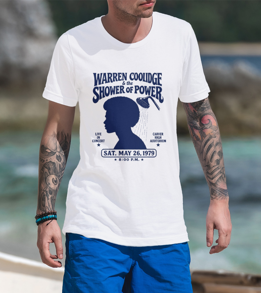 Warren Coolidge & The Shower Of Power Live In Concert Carver High Auditorium Sat May 26 1979 8:00 P.M. T-Shirt
