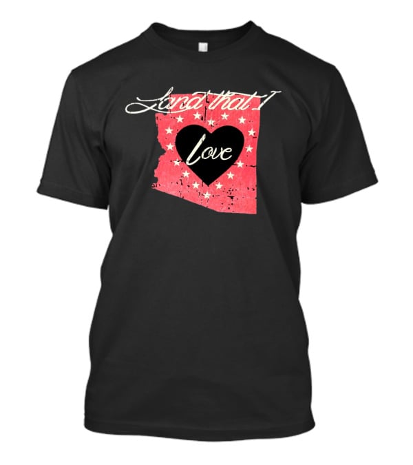 Arizona Land That I Love Heart Stars State T-Shirt
