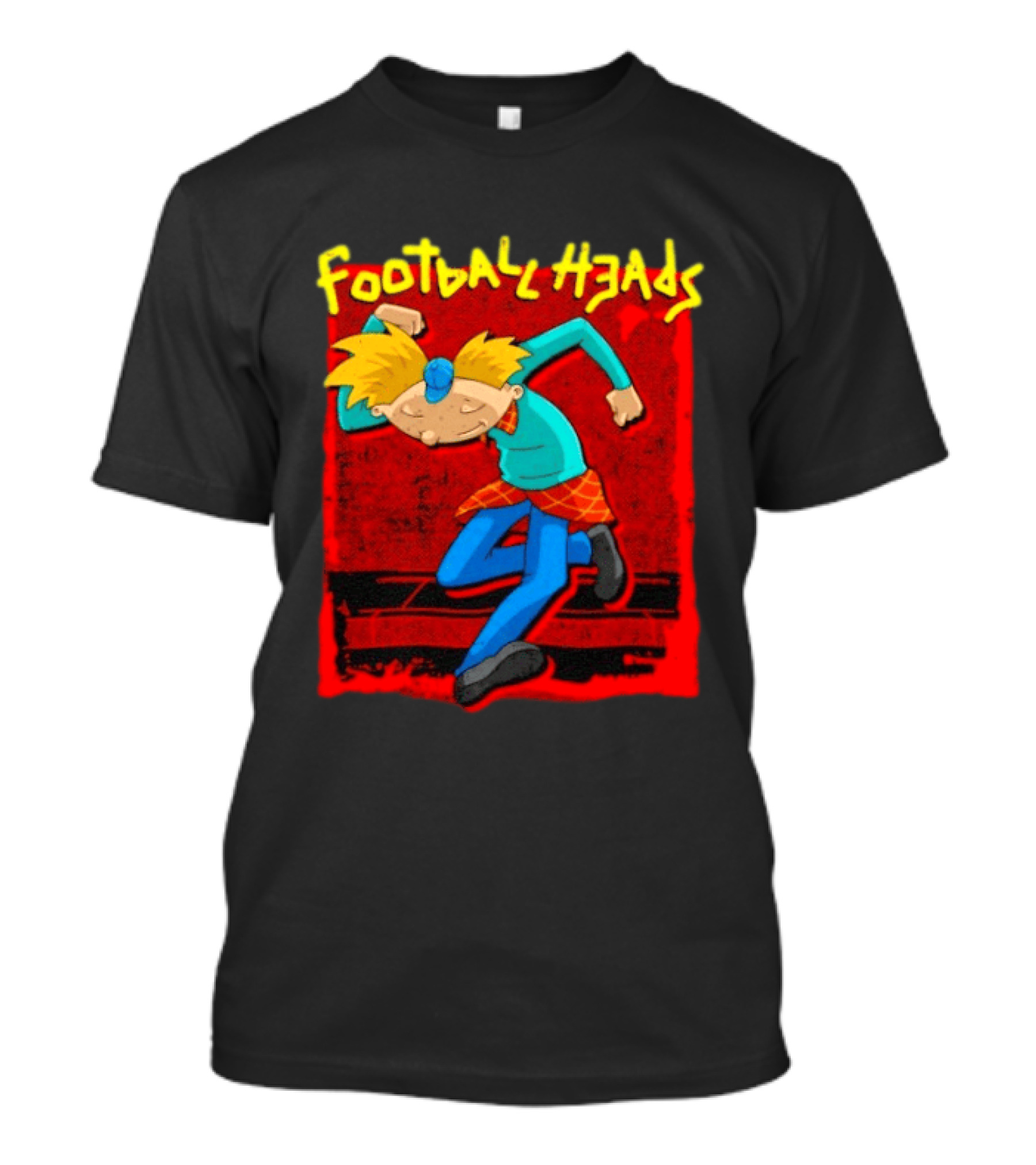 Hey Arnold Football Heads Nickelodeon Classic Cartoon T-Shirt
