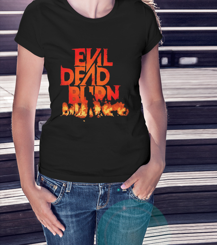 Evil Dead Burn Flaming T-Shirt