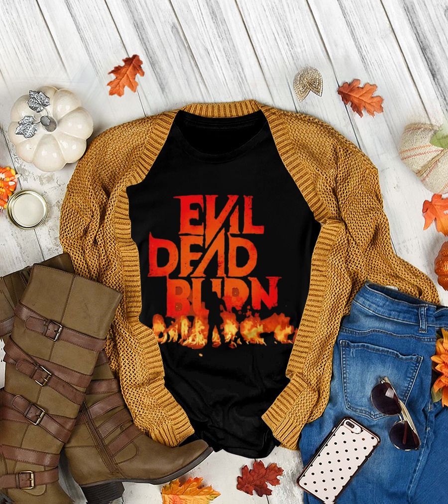 Evil Dead Burn Flaming T-Shirt