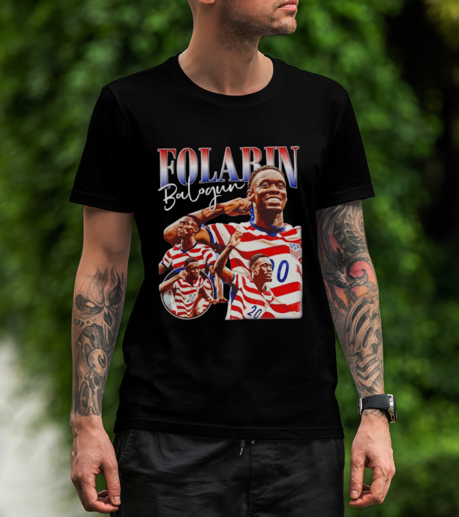 Folarin Balogun USMNT USA Soccer Team 20 Jersey T-Shirt