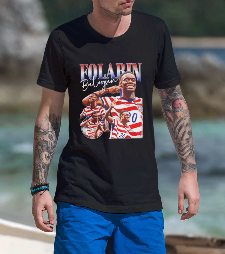 Folarin Balogun USMNT USA Soccer Team 20 Jersey T-Shirt