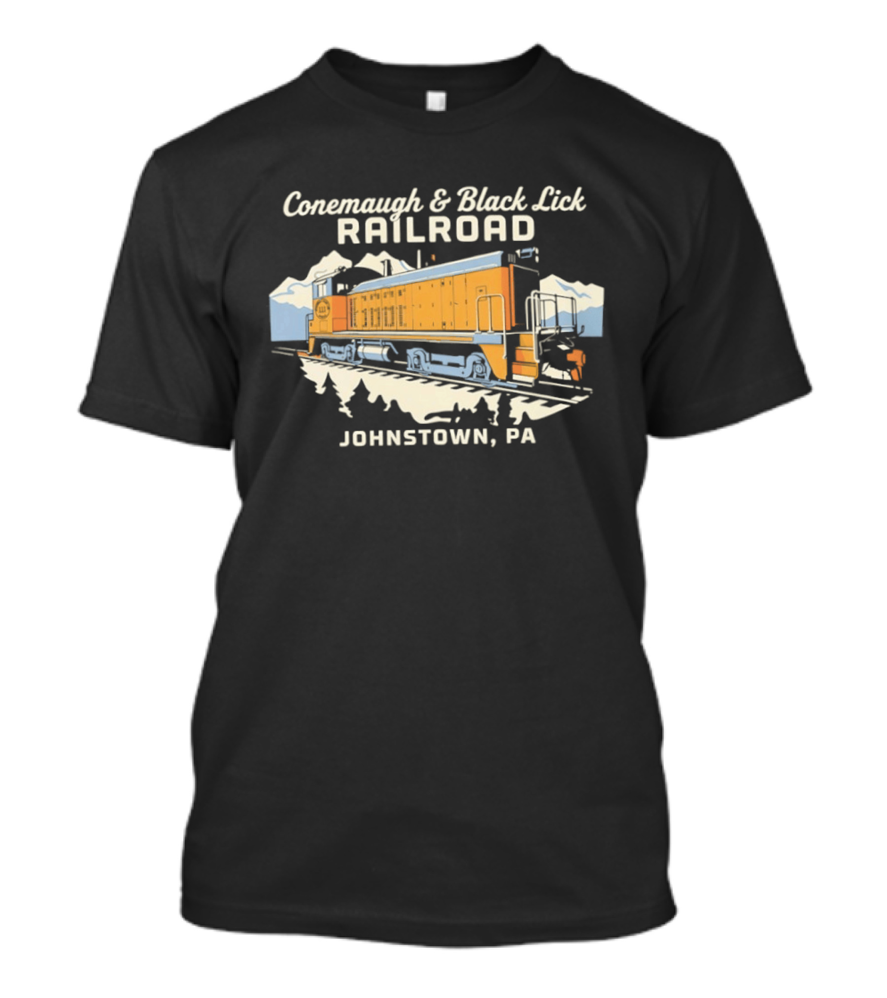 Conemaugh And Black Lick Railroad Locomotive Johnstown PA T-Shirt