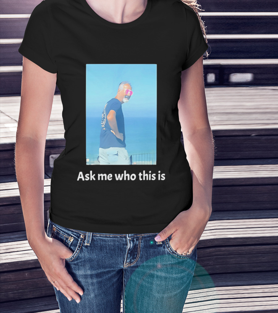 Ask Me Who This Is Hideo Kojima Scenic Beach T-Shirt