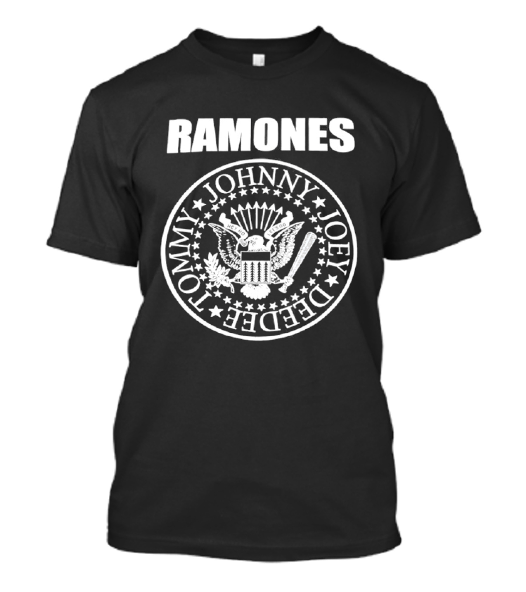 Ramones Hey Ho Let's Go Tommy Johnny Joey Dee Dee Seal T-Shirt