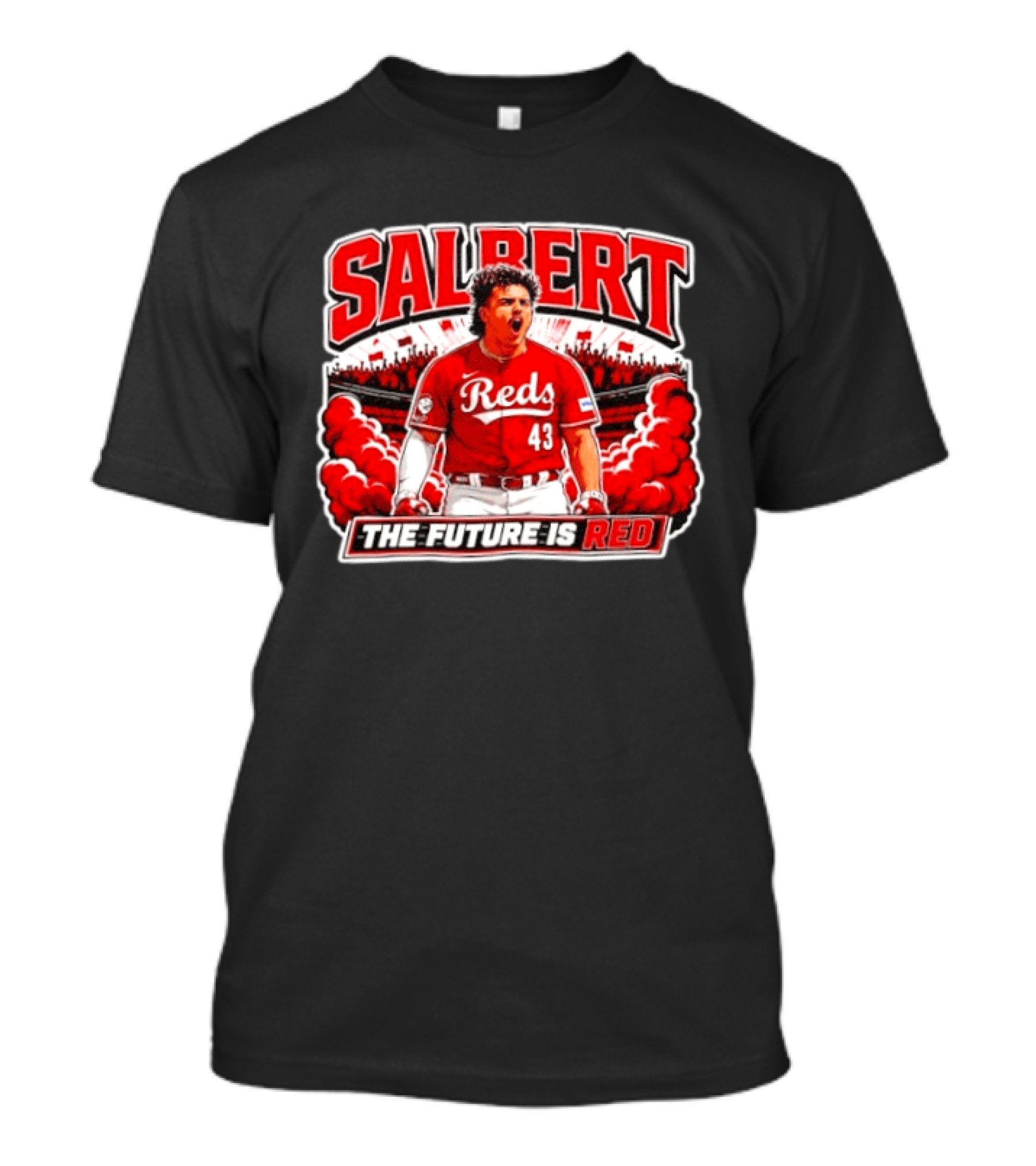 SAL BERT Reds No 43 The Future Is Red T-Shirt