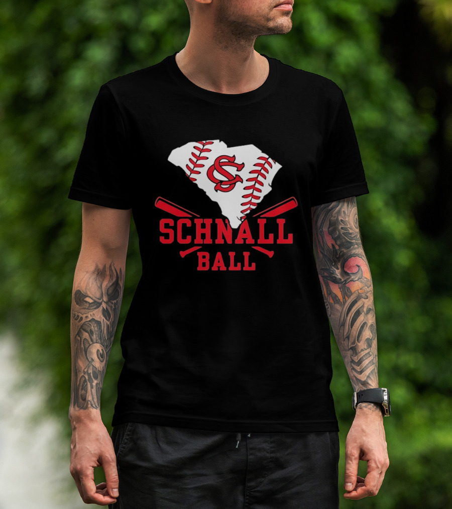 Schnall Ball South Carolina Gamecocks Baseball Paul Mainieri T-Shirt