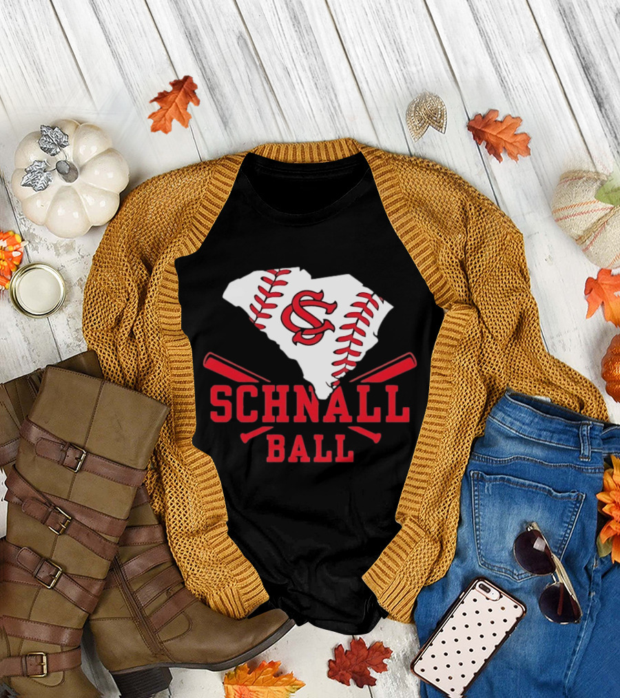 Schnall Ball South Carolina Gamecocks Baseball Paul Mainieri T-Shirt