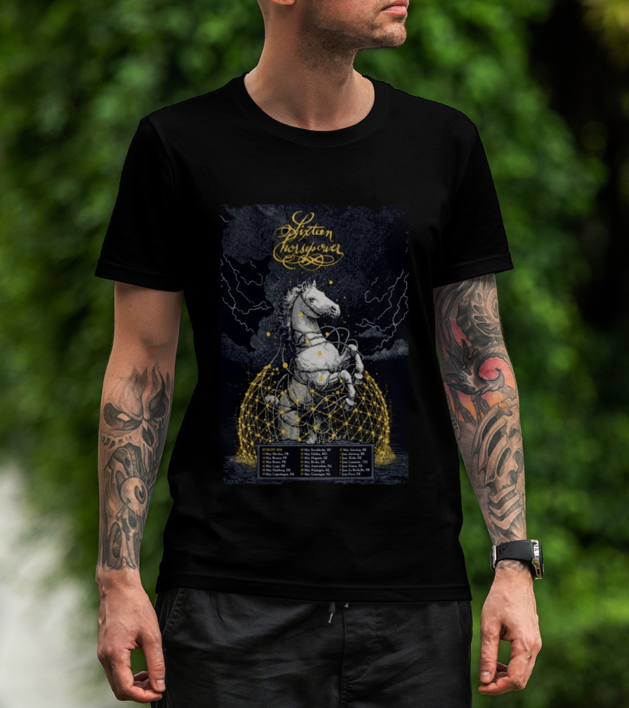 Sixteen Horsepower Europe 2026 Tour Dates And Locations T-Shirt