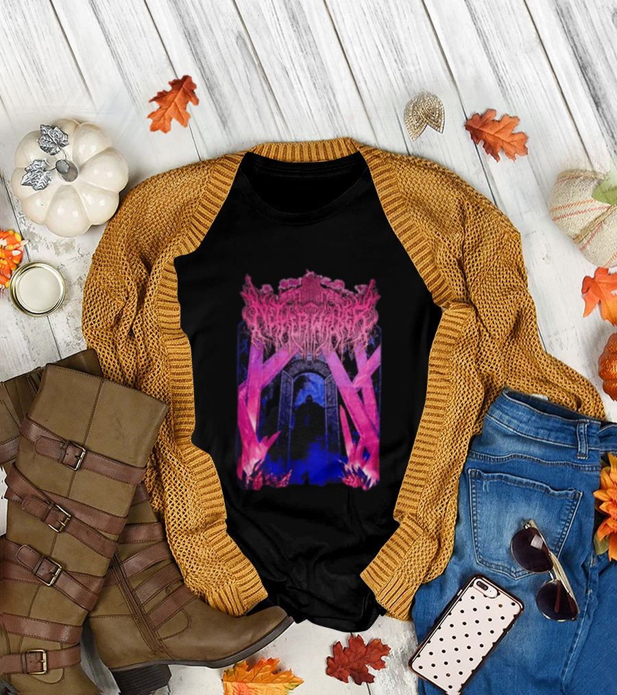 Netherwalker Crystal Knight Gothic Fantasy Portal Enigma T-Shirt