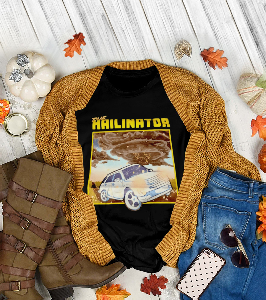 The Hailinator Car in Tornado Storm Weather Adventure T-Shirt