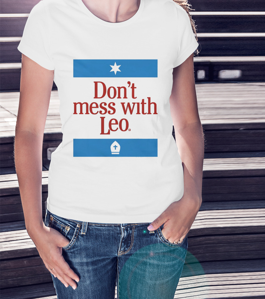 Don't Mess With Leo Mitre Star T-Shirt