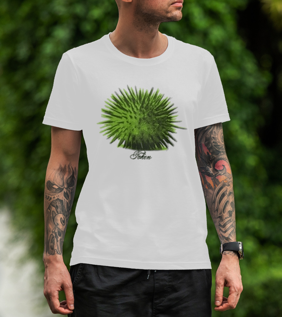 Note Token Nyc Touch Green Artistic Burst T-Shirt