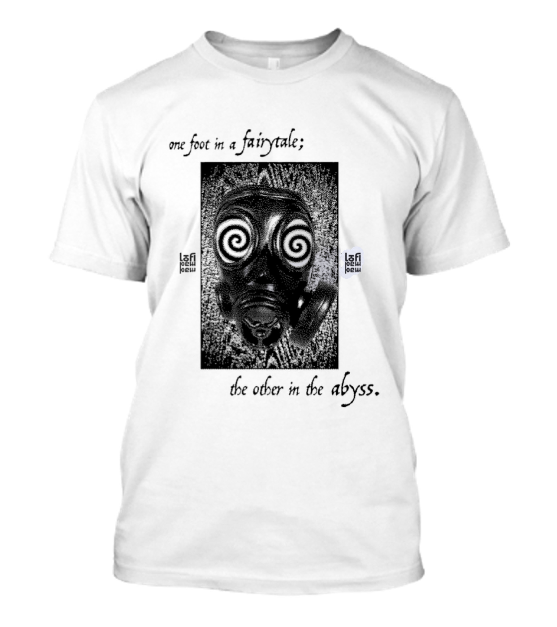 One Foot In A Fairytale The Other In The Abyss Hypnotic Spiral Eyes Face T-Shirt