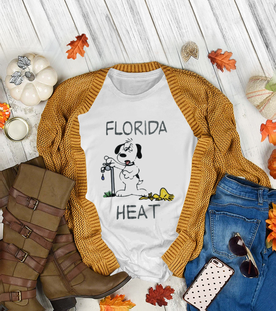 Florida Heat Snoopy Woodstock Peanuts T-Shirt