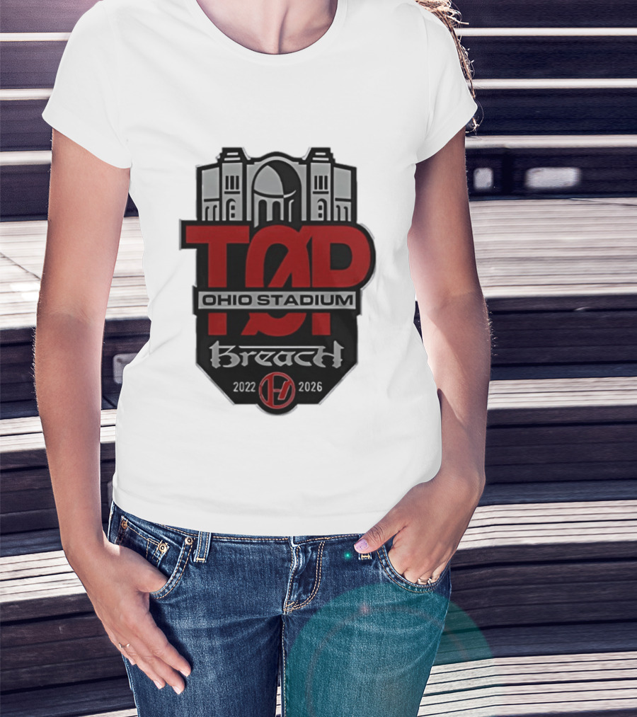 TAD Ohio Stadium Breach 2022 2026 T-Shirt