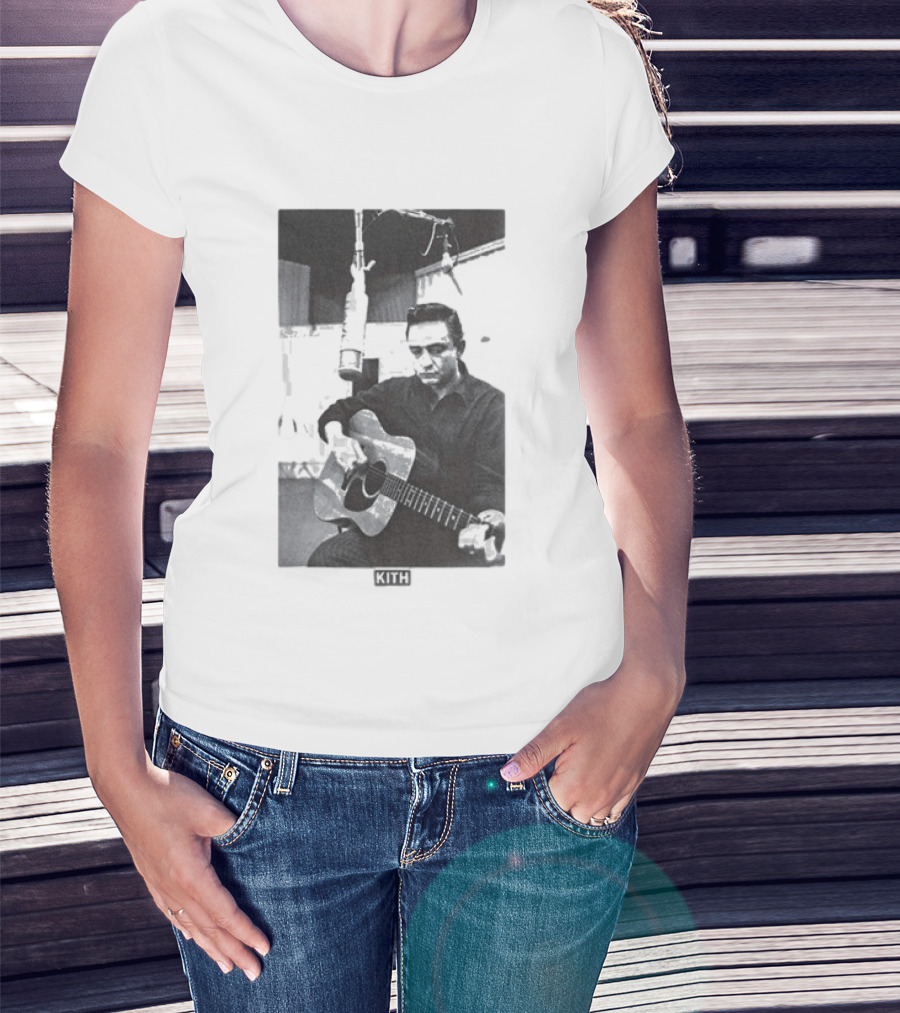 Kith Records Johnny Cash Folsom Prison Retro Music T-Shirt
