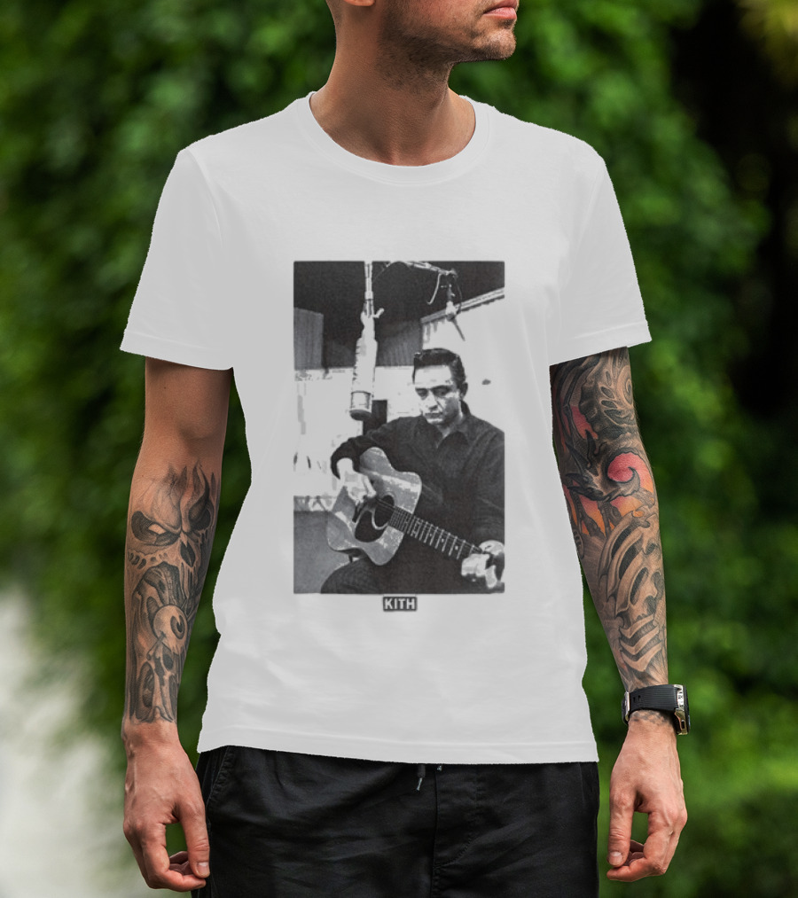 Kith Records Johnny Cash Folsom Prison Retro Music T-Shirt