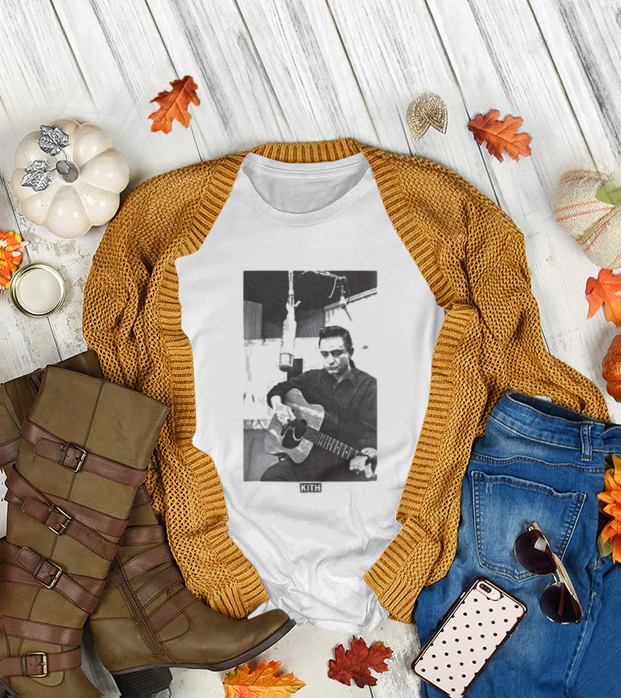 Kith Records Johnny Cash Folsom Prison Retro Music T-Shirt