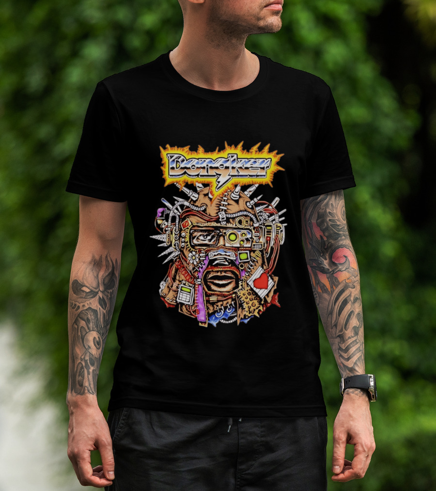 Dongkey Cybernetic Mask Cyberpunk Futuristic Headgear T-Shirt