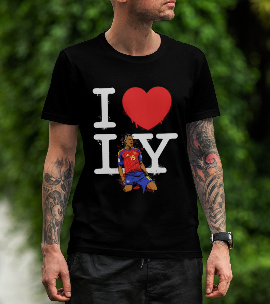 I Love Lamine Yamal Spain National Football Team 19 T-Shirt