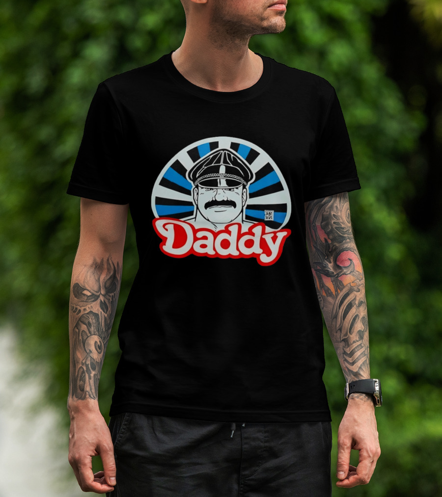 Daddy Leather Cap T-Shirt