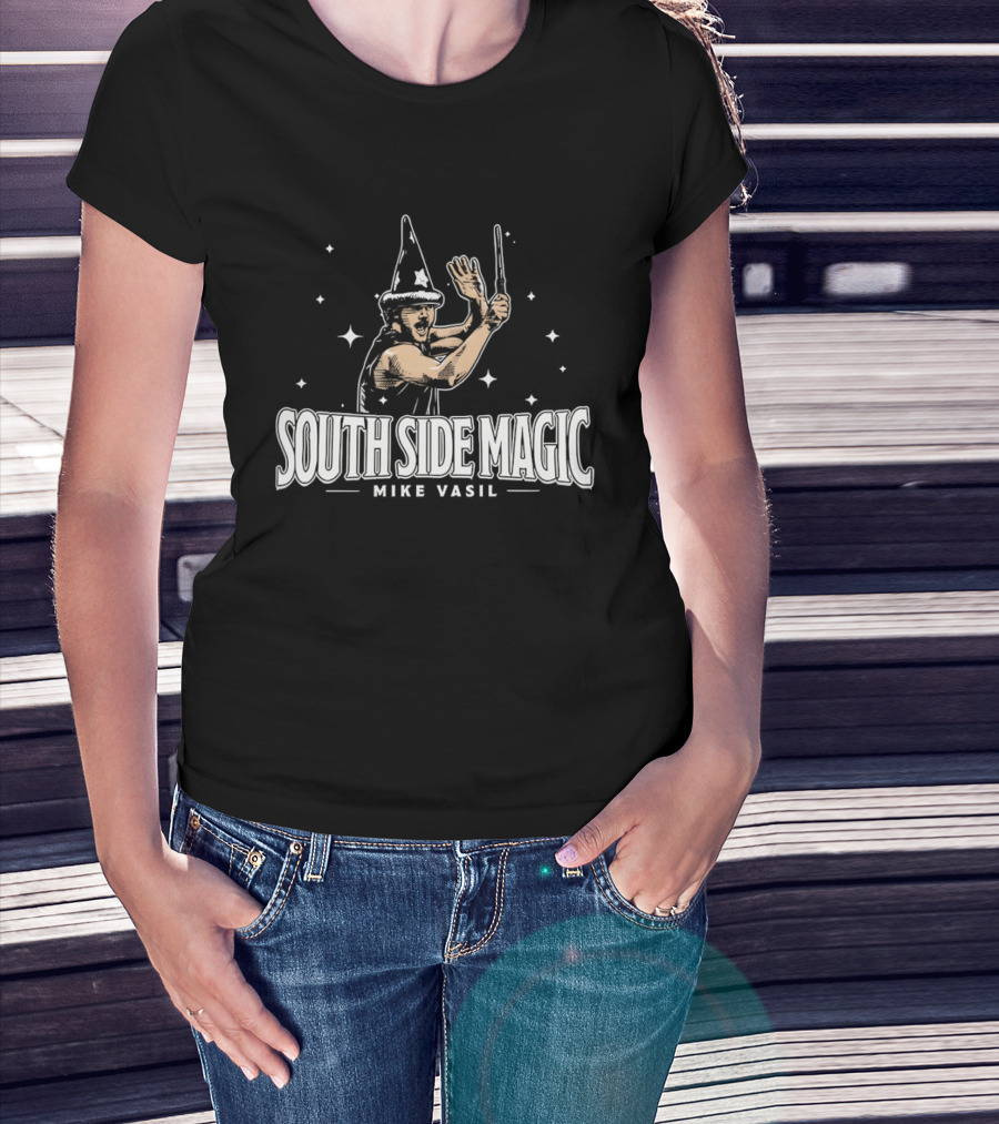 South Side Magic Mike Vasil Wizard Wand T-Shirt