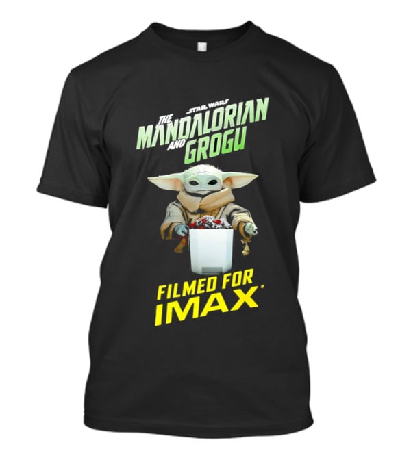 The Mandalorian And Grogu Filmed For IMAX Bucket Scene T-Shirt