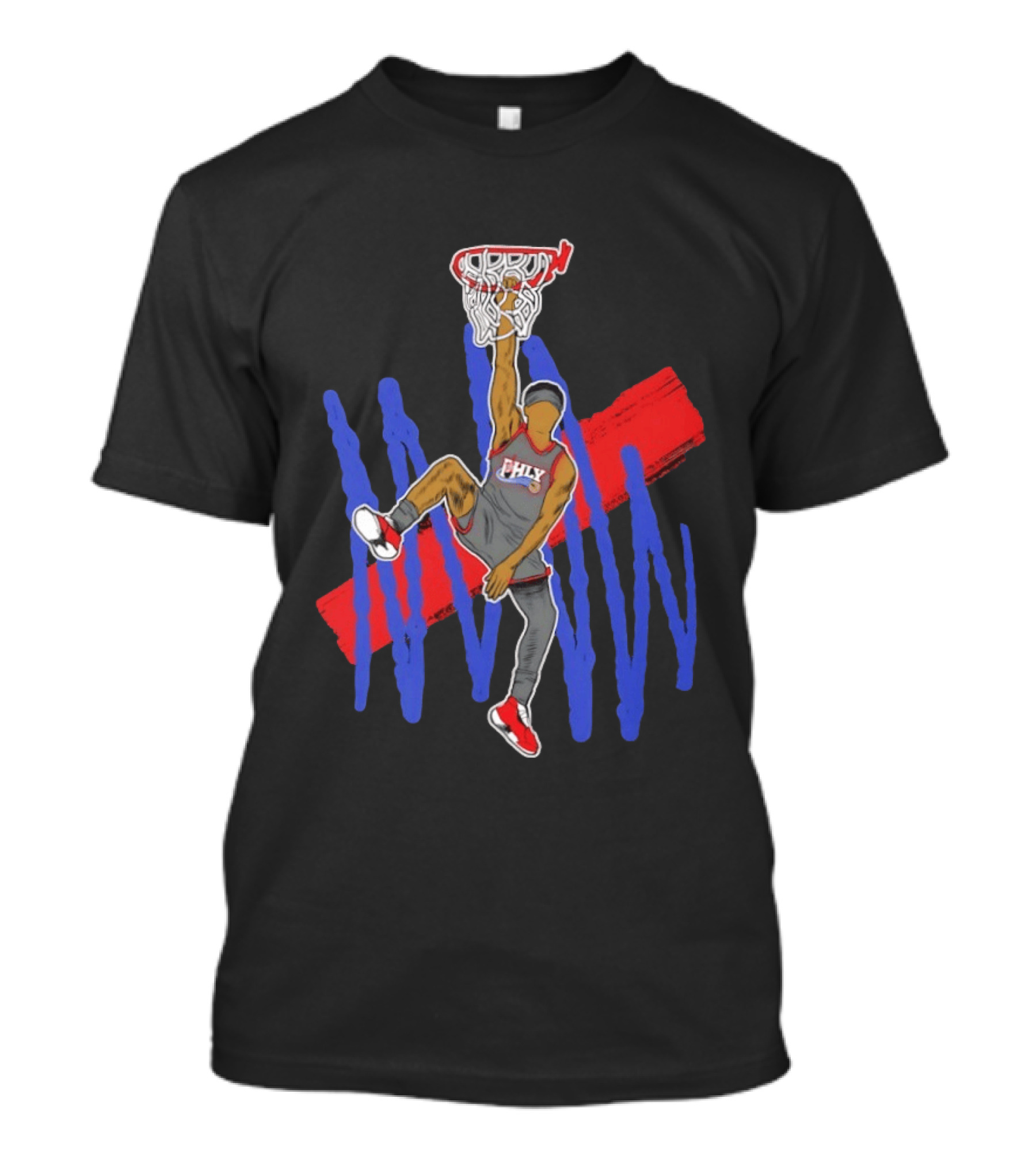 FHLY Basketball Dunk Athlete V J Edgecombe Highlight Action T-Shirt