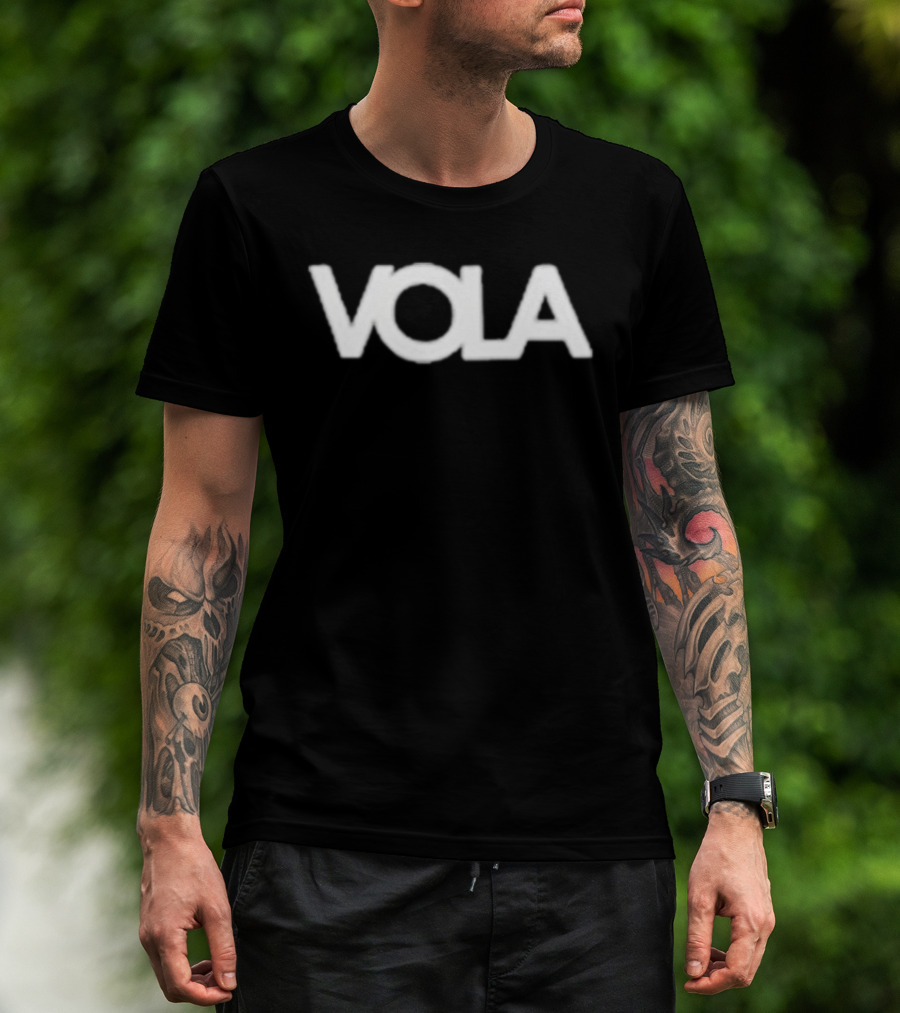 Vola Swallow Bold Lettering T-Shirt