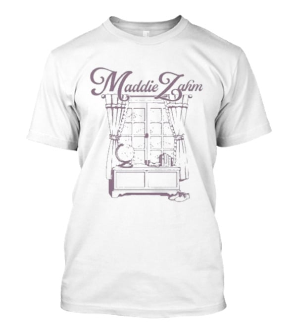 Maddie Zahm Window Cats Curtains T-Shirt
