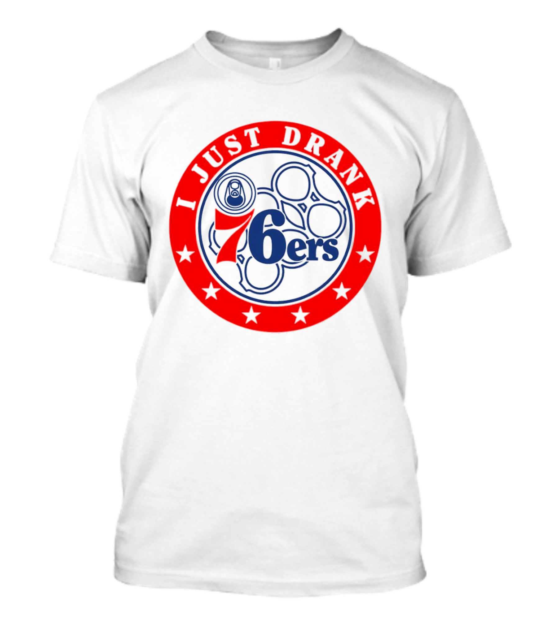 Philadelphia 76ers I Just Drank Beer Ring Stars T-Shirt