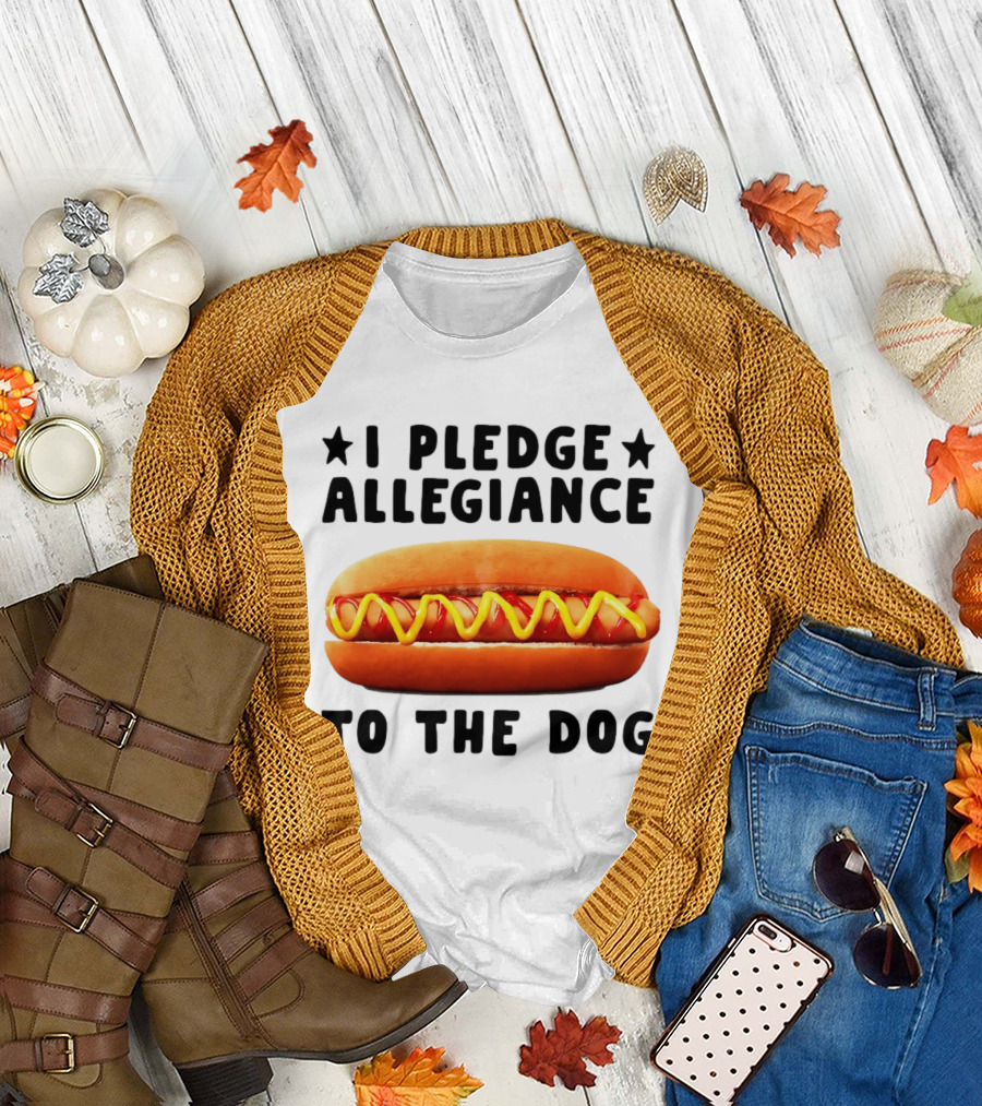 I Pledge Allegiance to the Hot Dog T-Shirt