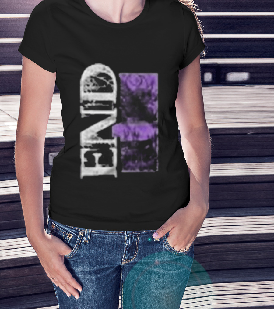 Closed Casket Activities End Victim Purple Black T-Shirt