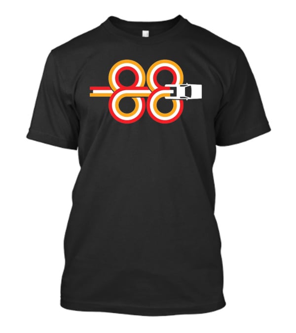 Sports Car Infinity Loop 88 Racing Stripes T-Shirt