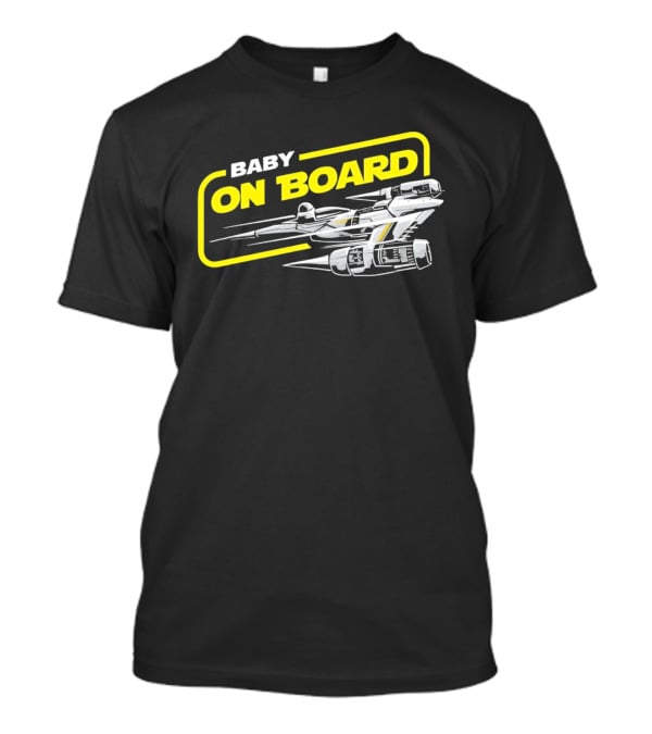 Star Wars Baby On Board X Wing Spaceship T-Shirt