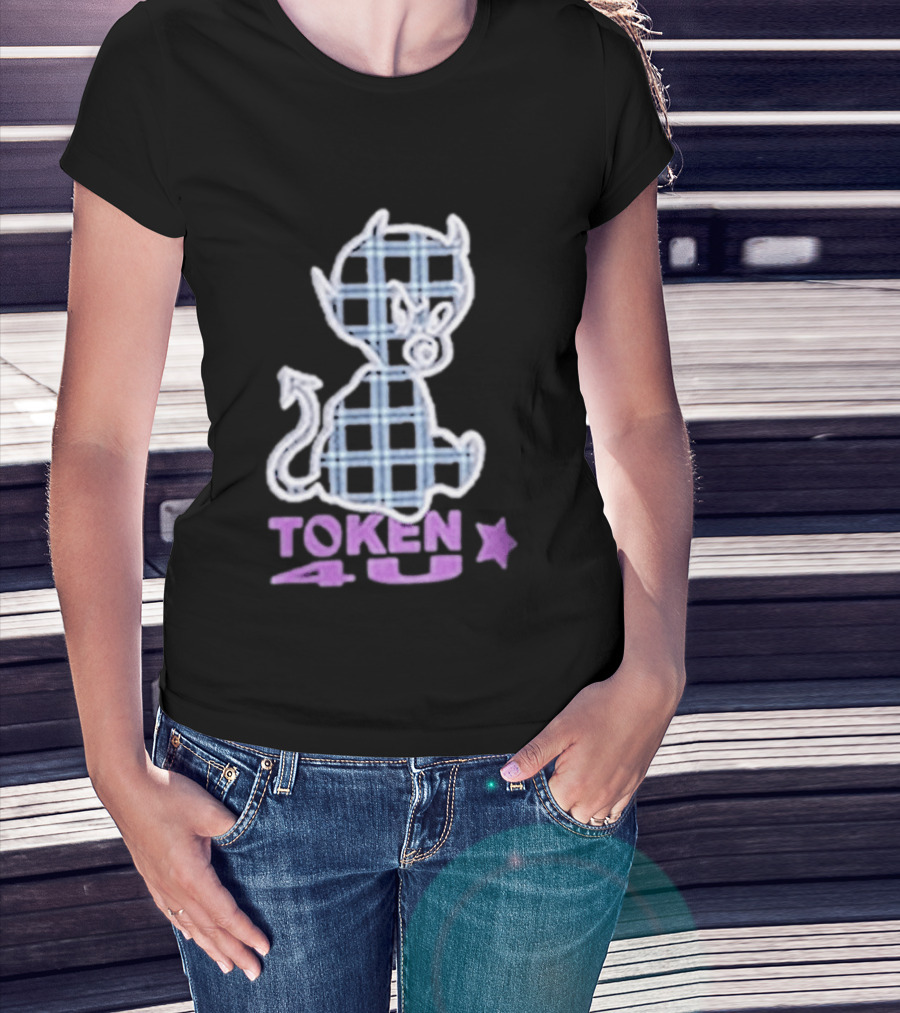 Token NYC Plaid Baby Devil Star T-Shirt
