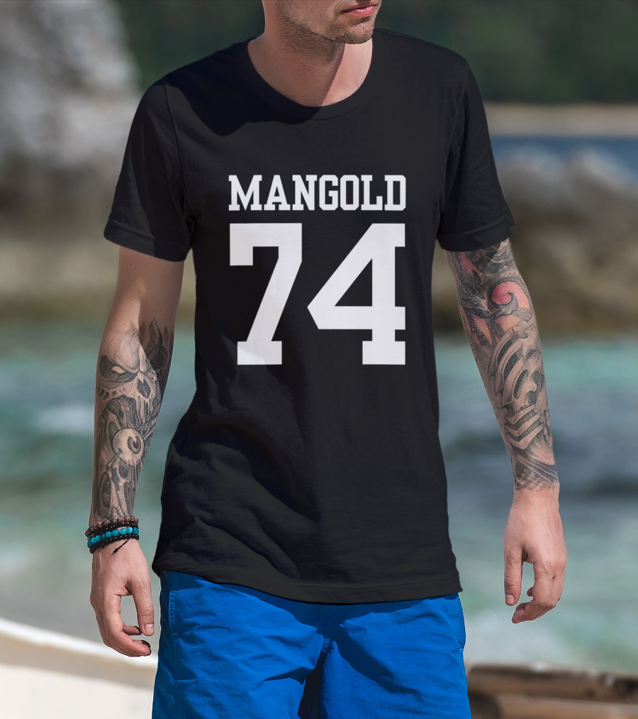 NY Jets Nick Mangold 74 Football T-Shirt