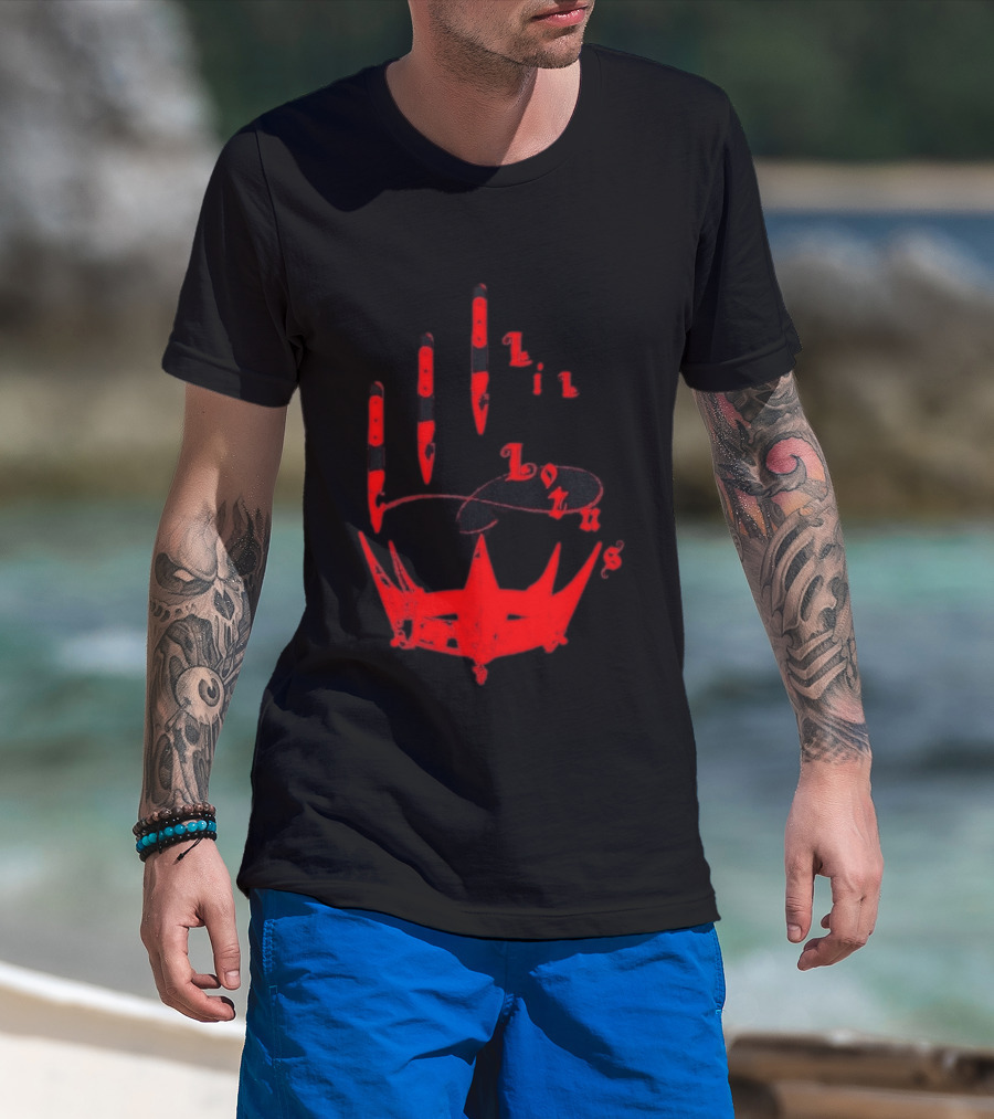 Lil Lotus Ocean Crown Hand T-Shirt