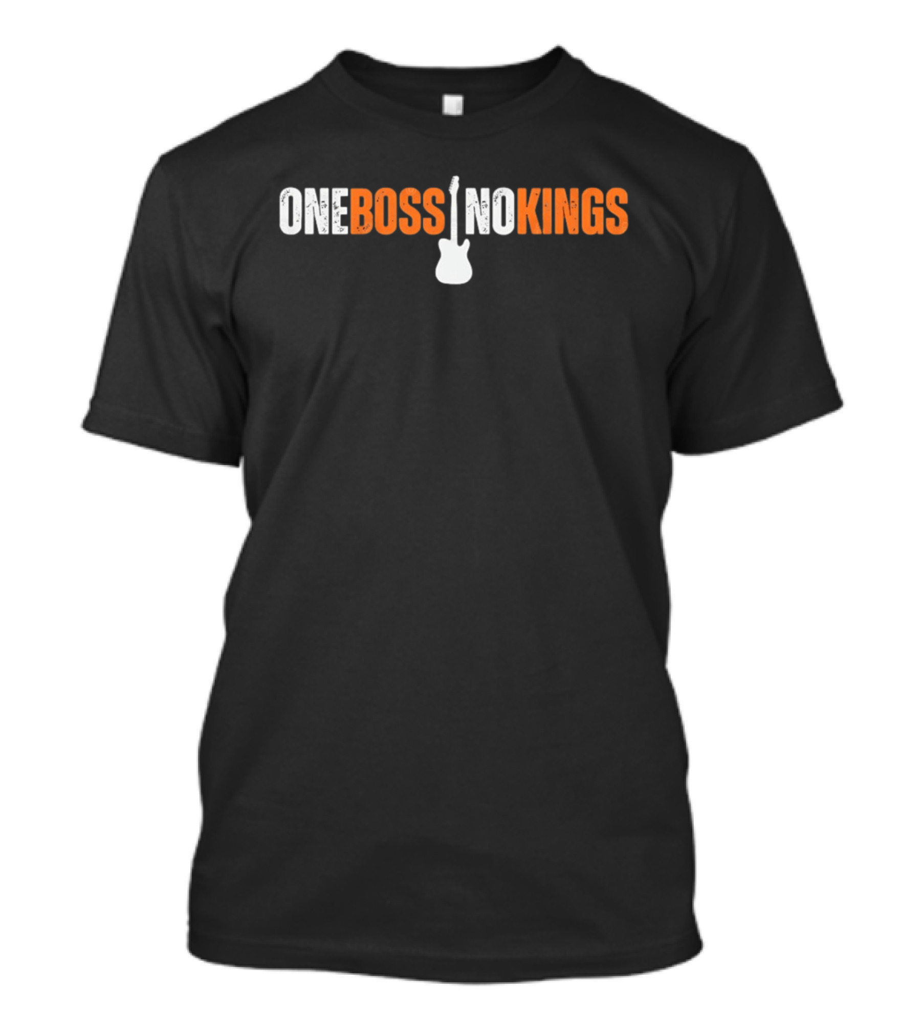 One Boss No Kings Electric Guitar Iconic Music T-Shirt