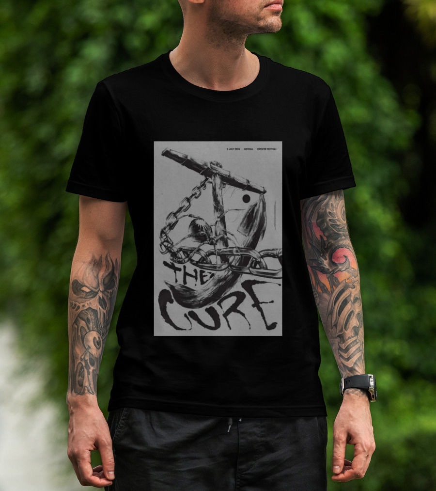 The Cure 3 July 2026 Gdynia Opener Festival Chains T-Shirt