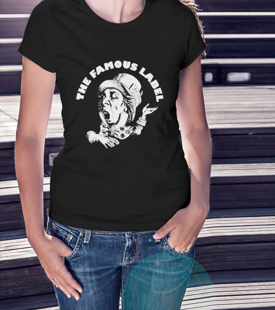 The Famous Label Mad Hatter Screaming T-Shirt